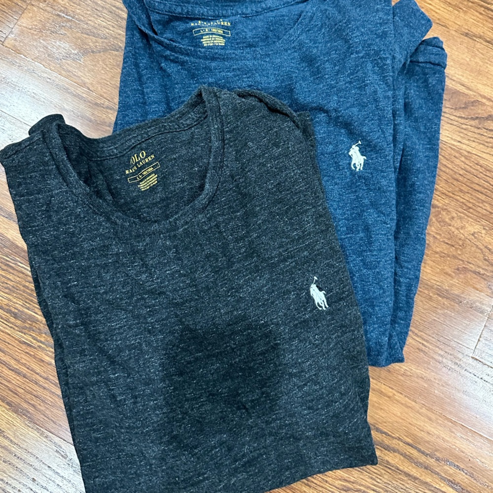 Set of 2 Polo long sleeve tees